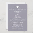 Search for lilac grey wedding invitations Simple