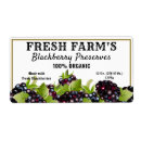 Search for jam return address labels Fruit