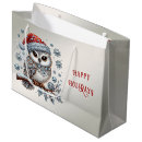 Search for christmas owl gift bags Elegant
