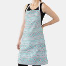 Search for aztec pattern aprons Blue
