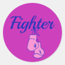 Search for breast cancer fighter stickers Warrior