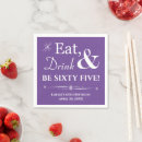 Search for 65th birthday napkins Retro