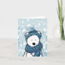 Search for highland christmas cards West highland terrier