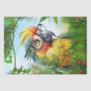 Search for parrot tissue paper Illustration
