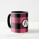 Search for pink plaid mugs Farmhouse
