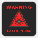 Search for warning symbol stickers Red