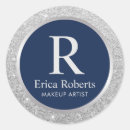 Search for silver glitter monogram stickers Modern