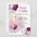 Search for champagne brunch birthday invitations Modern