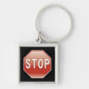 Search for road sign key rings Red