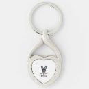Search for love french bulldog key rings Puppy