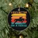 Search for horseback christmas tree decorations Girl