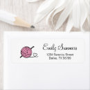Search for crochet return address labels Knitting