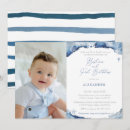 Search for nautical christening invitations Watercolor