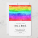Search for multicolor wedding invitations Colourful