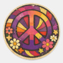 Search for vintage flower power stickers Hippie