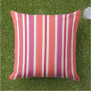 Search for coral color cushions Stripes