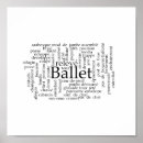 Search for dance words posters Ballet