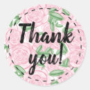 Search for thank you cards stickers Watercolor flowers