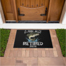 Search for fish doormats Fishing retirement