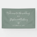 Search for green wedding banners Chic