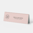 Search for business tabletop signs Your logo here