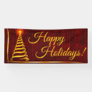 Search for happy holidays banners Gold