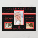 Search for red party invitations Contemporary