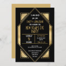 Search for 1920s new years eve party invitations Black