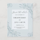 Search for wildflowers save the date postcards Boho