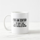 Search for funny editor mugs Word nerd