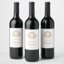 Search for baptism wine labels Baby girl