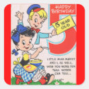 Search for 5 birthday stickers Five