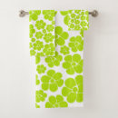 Search for lime green bath towels Floral