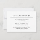 Search for postponement wedding save the dates Black and white