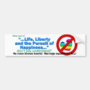 Search for happy life bumper stickers Marriage