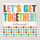 Search for girls get together invitations Blue