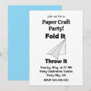 Search for paper aeroplane invitations Flying