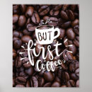 Search for but first coffee posters Typography