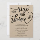 Search for rise and shine invitations Rustic