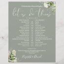 Search for itinerary for guests wedding programs Timeline