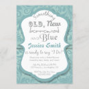 Search for something old something new invitations Borrowed