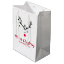 Search for funny christmas gift bags Reindeer