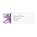 Search for purple damask return address labels Plum