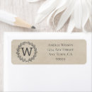 Search for beige return address labels Wreath