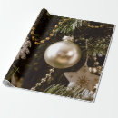 Search for green christmas trees wrapping paper Silver