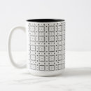 Search for black white silver mugs Geometric