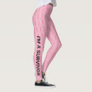 Search for pink ribbon leggings Survivor