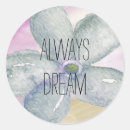 Search for purple flowers round stickers Gold