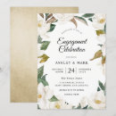 Search for white and gold engagement party invitations Elegant