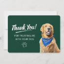 Search for for pet sitting thank you cards Dog walker